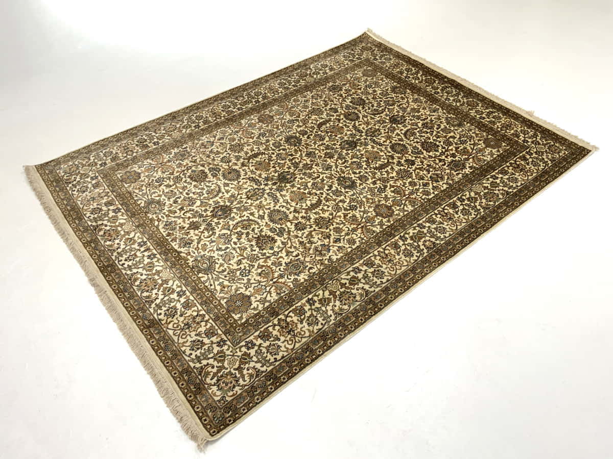 Srinagar Kashmir silk 215x158cm | Rug# 31610