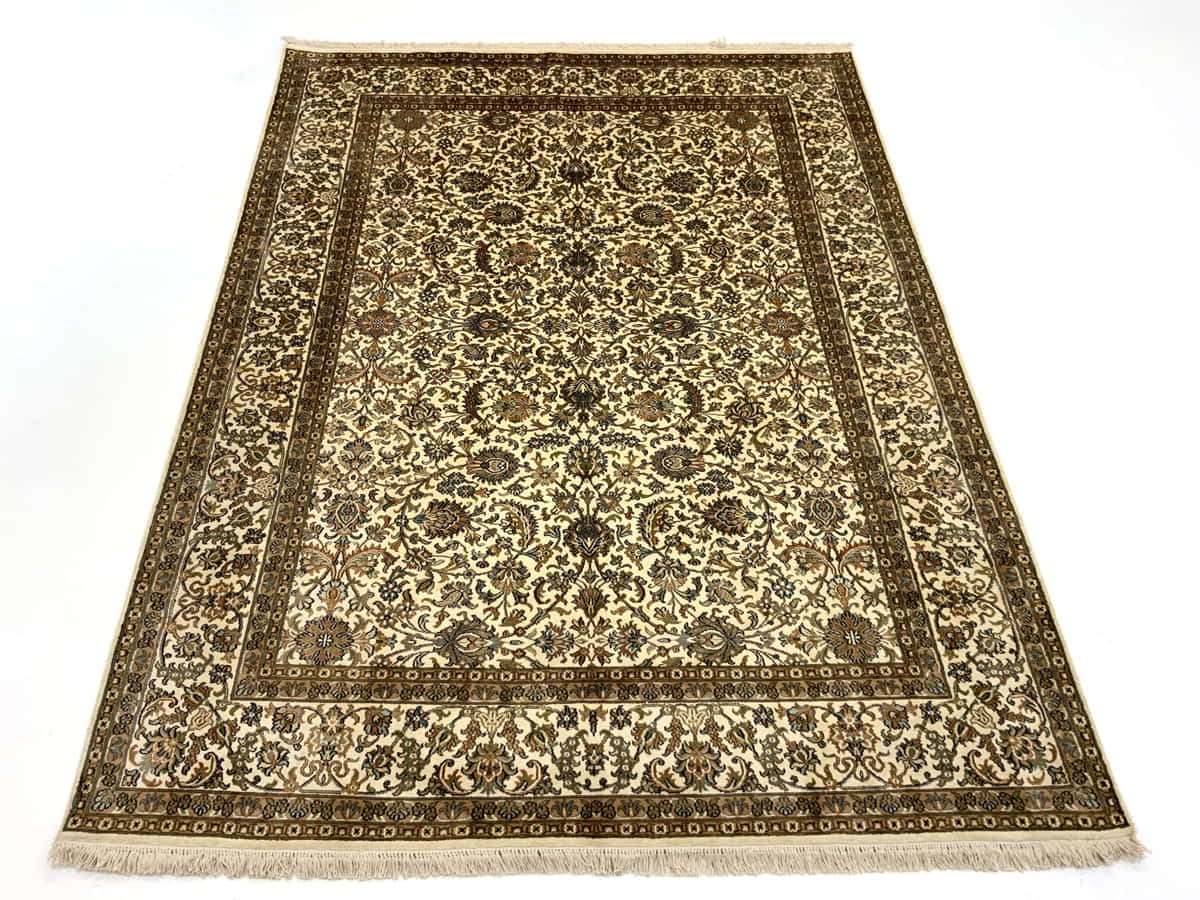 Srinagar Kashmir silk 215x158cm | Rug# 31610