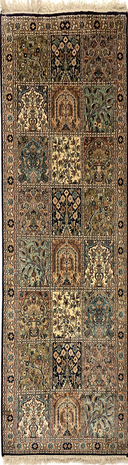 Srinagar Kashmir silk 183x62cm | Rug# 31614