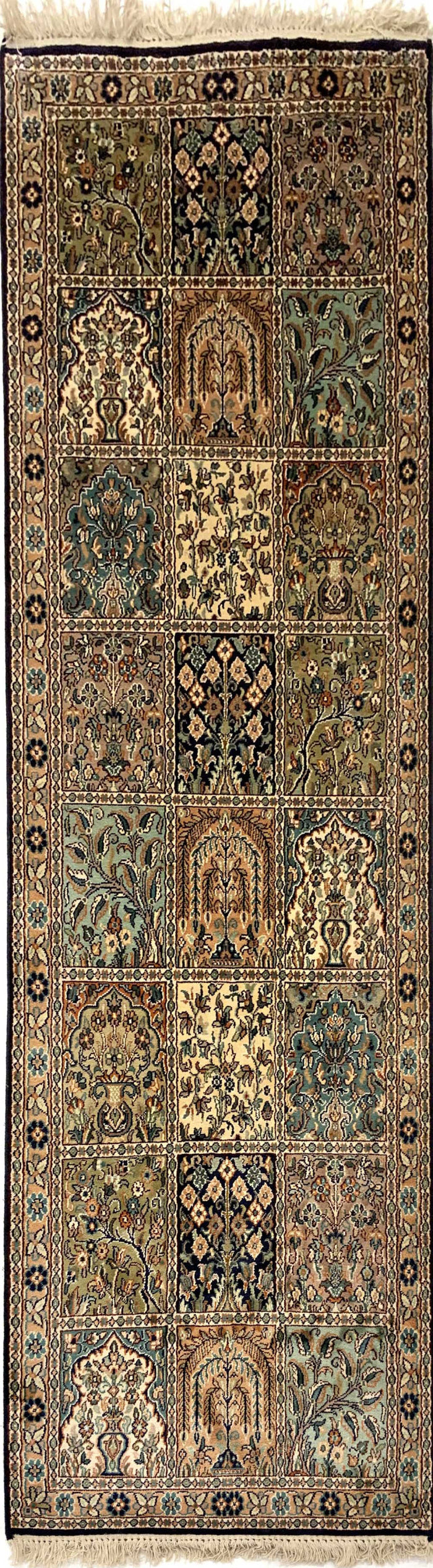 Srinagar Kashmir silk 183x62cm | Rug# 31614