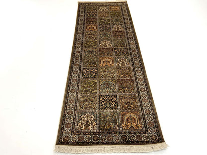 Srinagar Kashmir silk 236x81cm | Rug# 31618