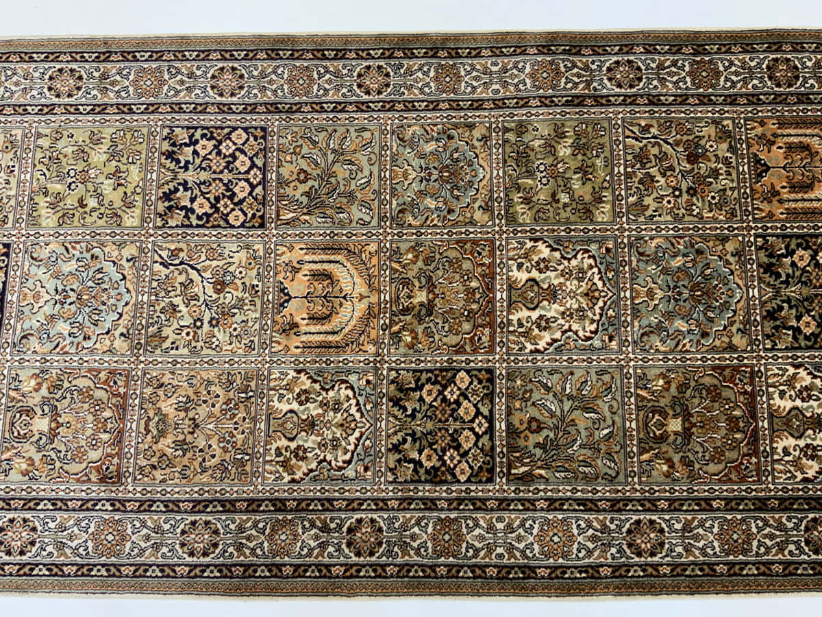 Srinagar Kashmir silk 236x81cm | Rug# 31618