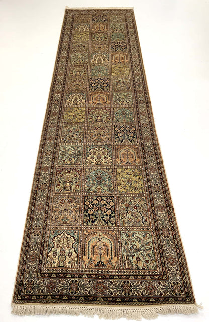 Srinagar Kashmir silk 300x77cm | Rug# 31620