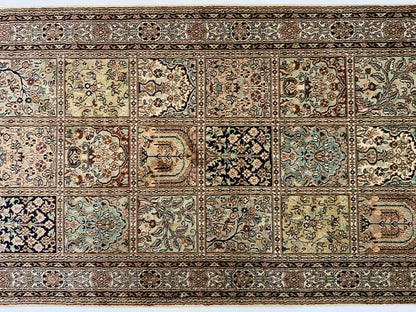 Srinagar Kashmir silk 300x77cm | Rug# 31620