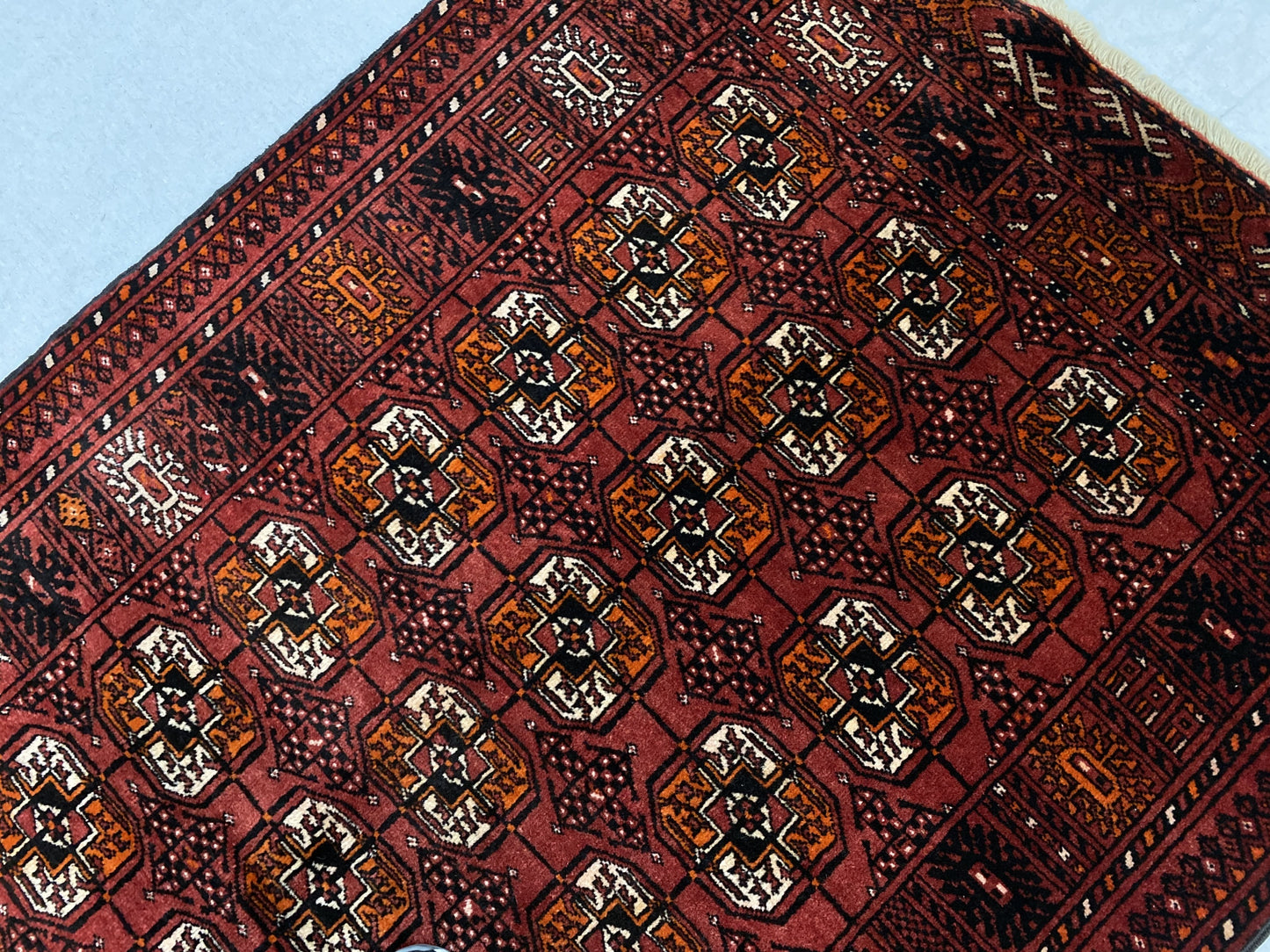 Vintage Nomadic Turkaman 195x104cm | Rug# 4229