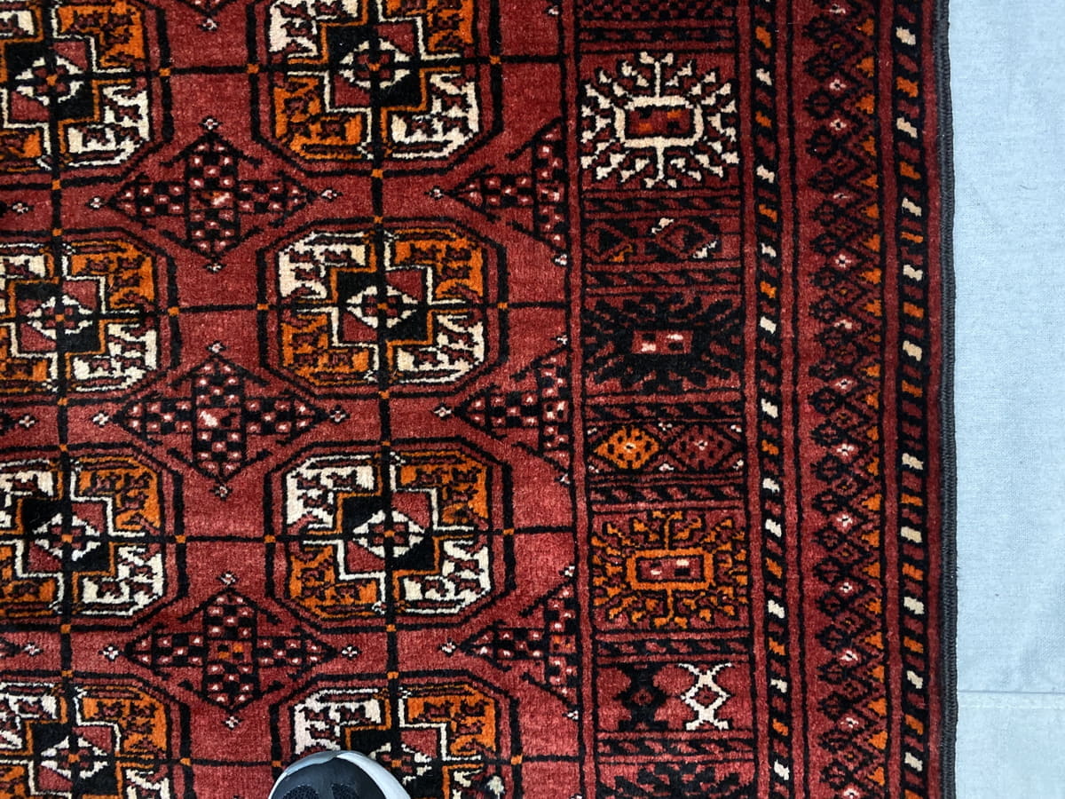 Vintage Nomadic Turkaman 195x104cm | Rug# 4229