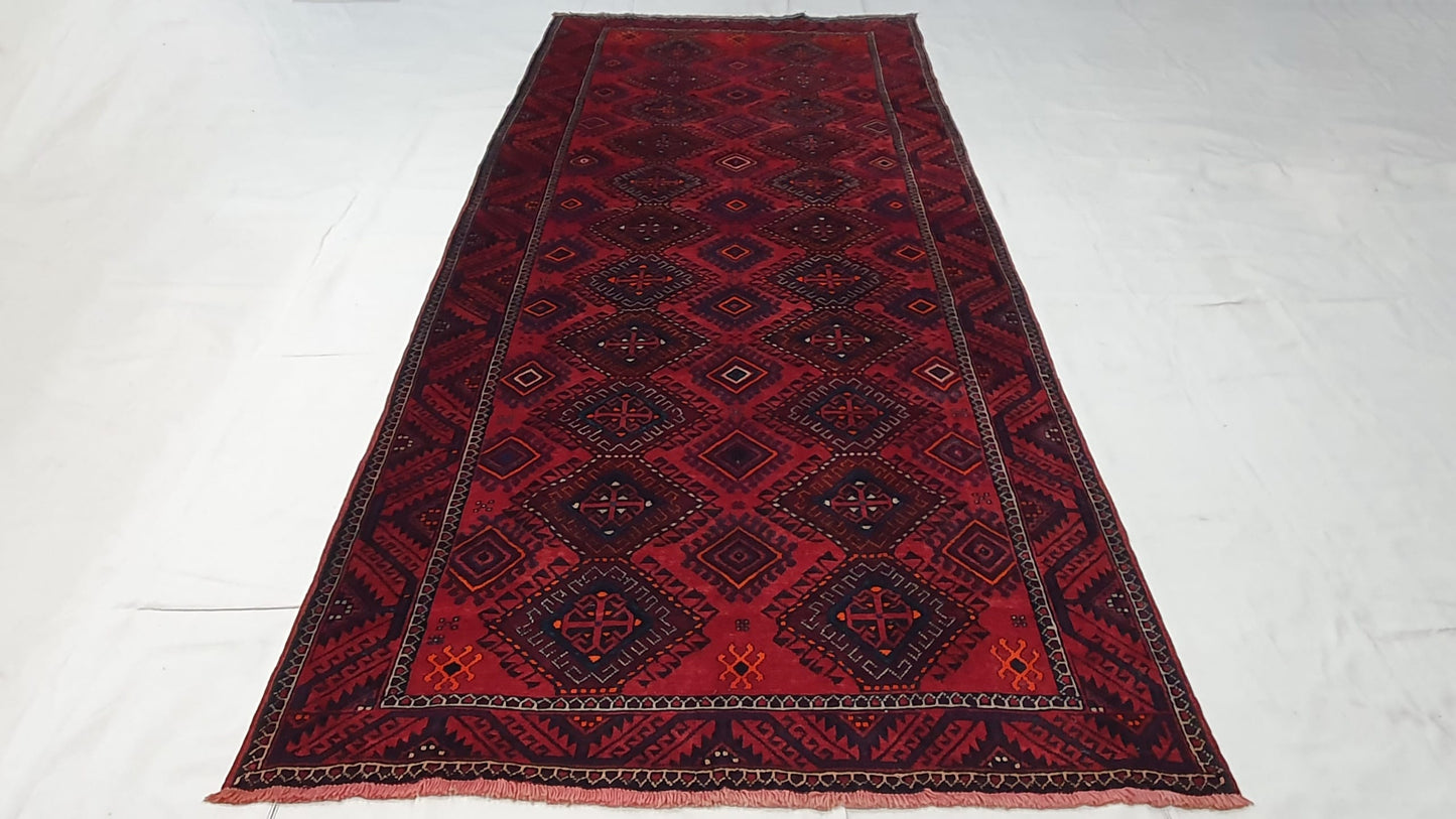 Vintage Balouch Galleria-Rug 390x160cm