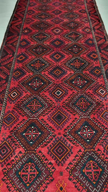 Vintage Balouch Galleria-Rug 390x160cm | Rug# 4285