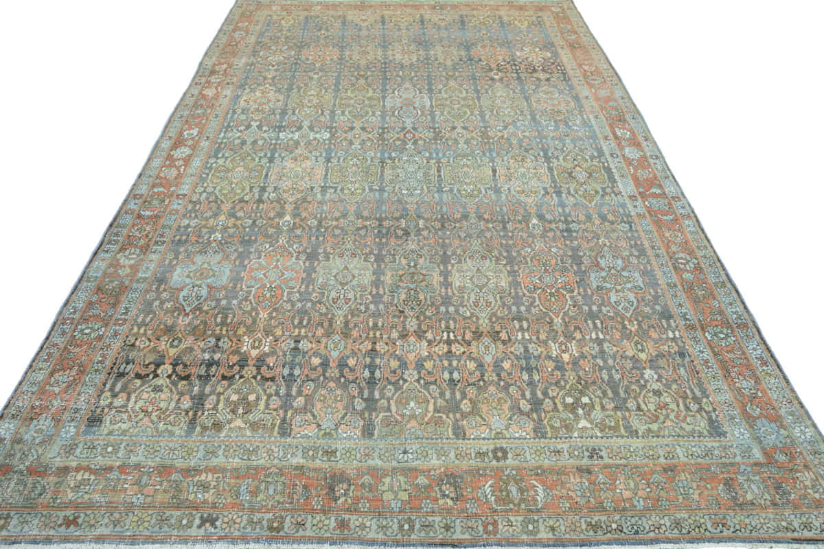 Antique Bijar Kurdistan 338x190cm | Rug# 49639