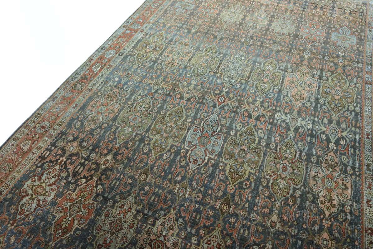 Antique Bijar Kurdistan 338x190cm | Rug# 49639