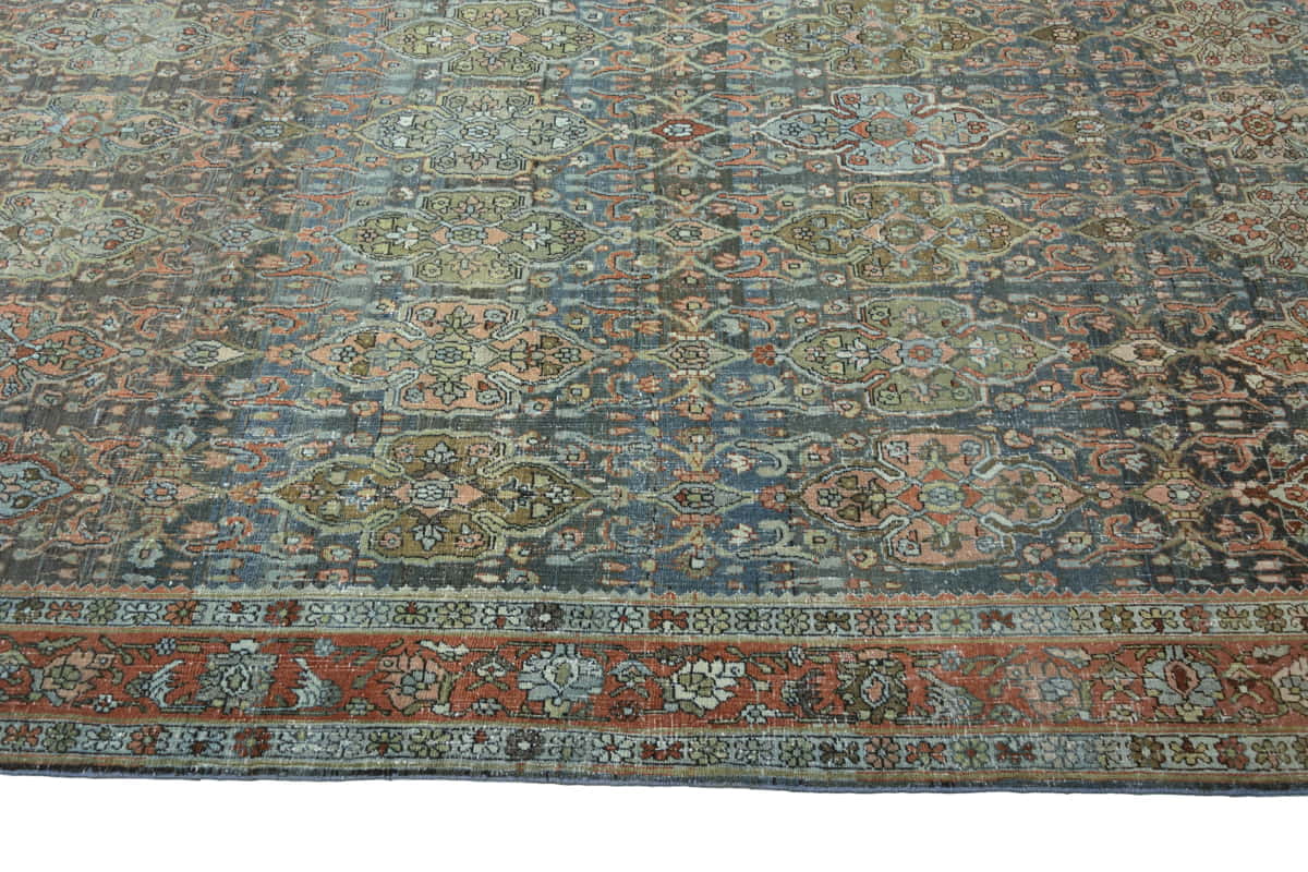 Antique Bijar Kurdistan 338x190cm | Rug# 49639