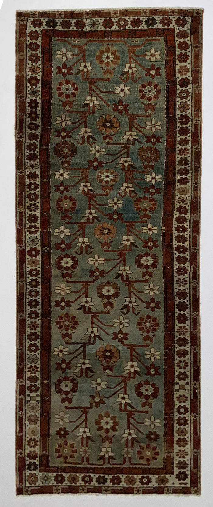 Antique Kurdi, circa 1900, Persia, 299x108cm | Rug# 49755