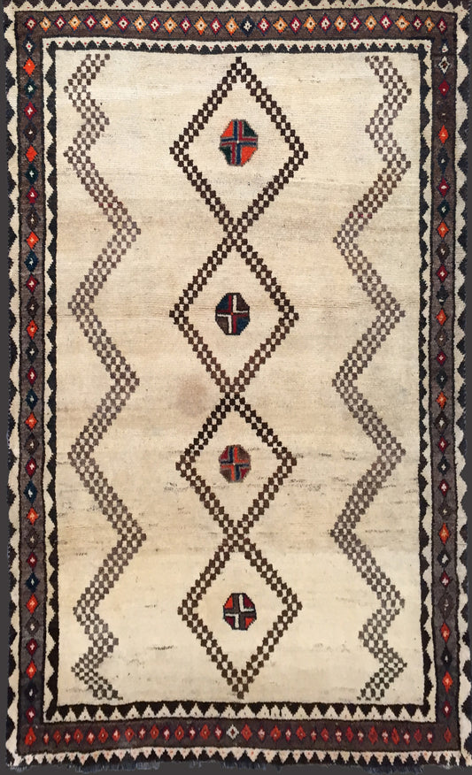 Nomadic vintage Gabbeh 220x134cm | Rug# 5761