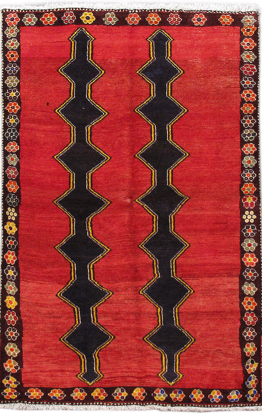 Vintage Nomadic Gabbeh 230x128cm | Rug# 5956