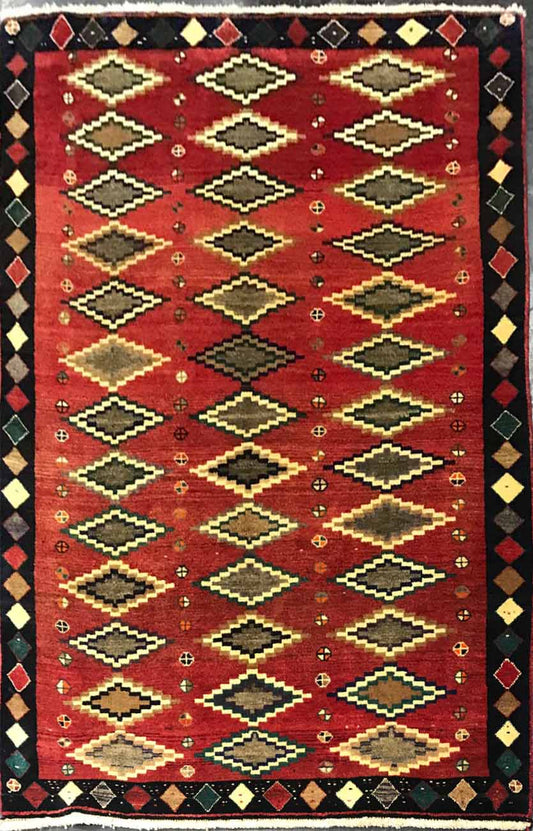 Vintage Nomadic Gabbeh 238x147cm | Rug# 6102