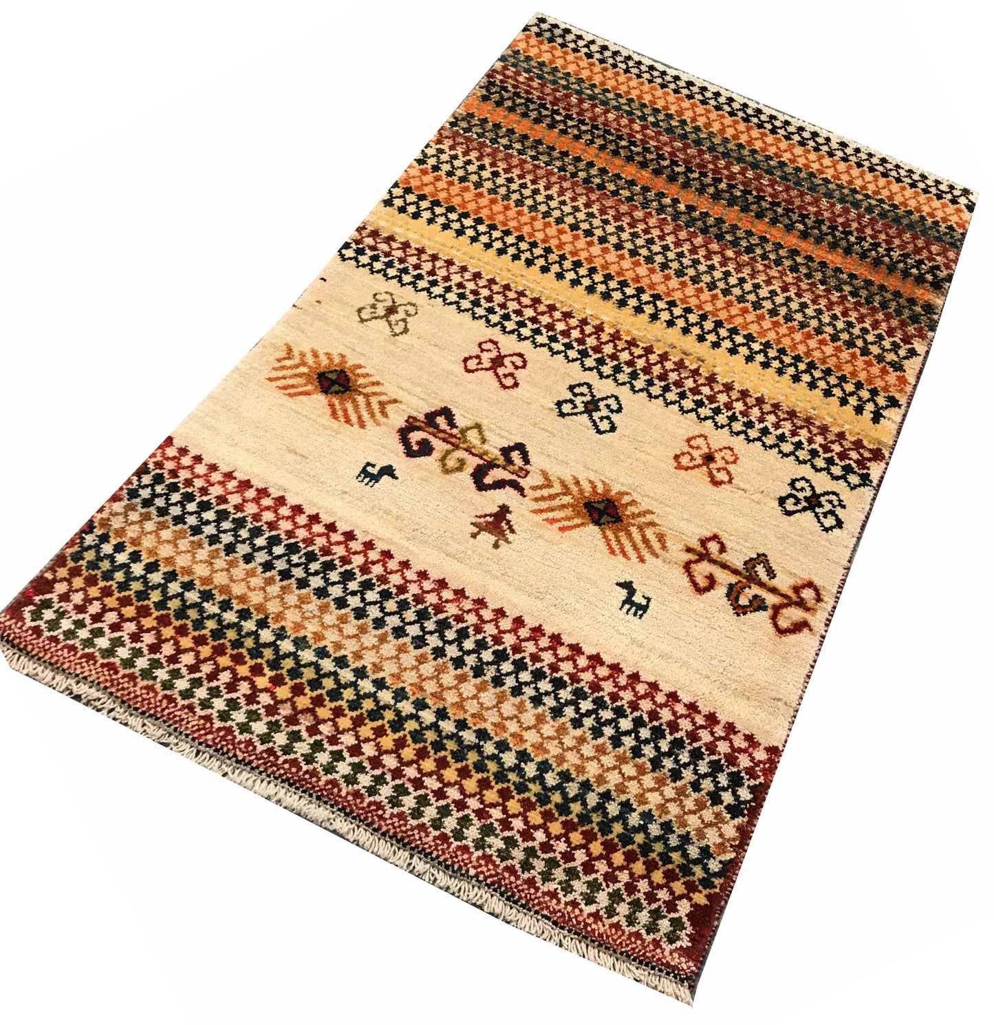 Vintage Nomadic Gabbeh 142x84cm | Rug# 6302