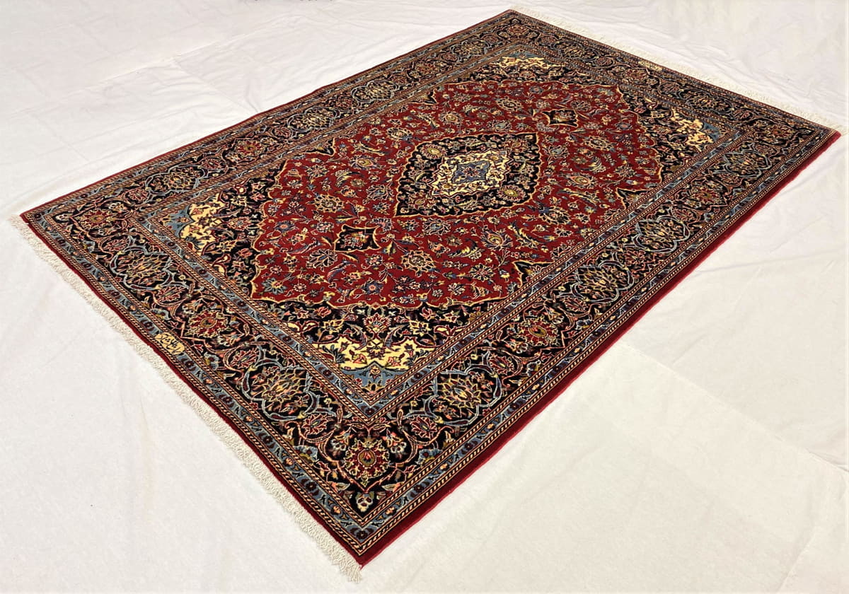 Superfine Shadsar-Kashan 225x150cm | Rug# 6813