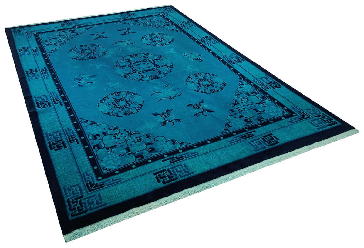 Overdyed vintage Chinese-rug 309x216cm