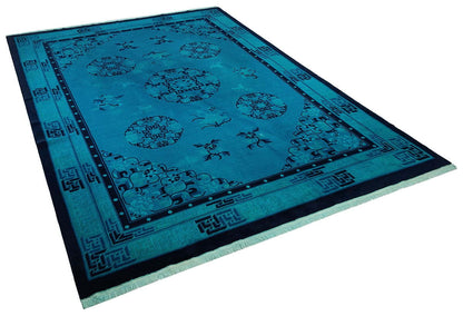 Overdyed vintage Chinese-rug 309x216cm