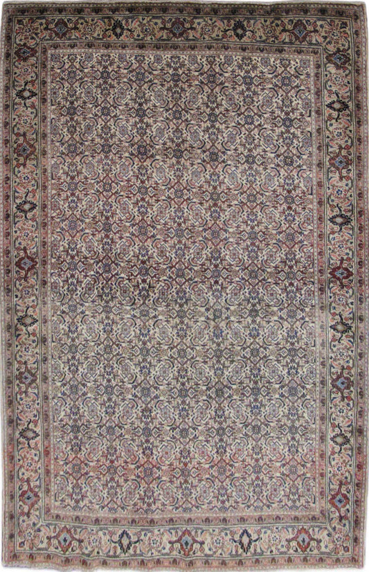 Vintage Sarouk Carpet 195x126cm | Rug# 6876