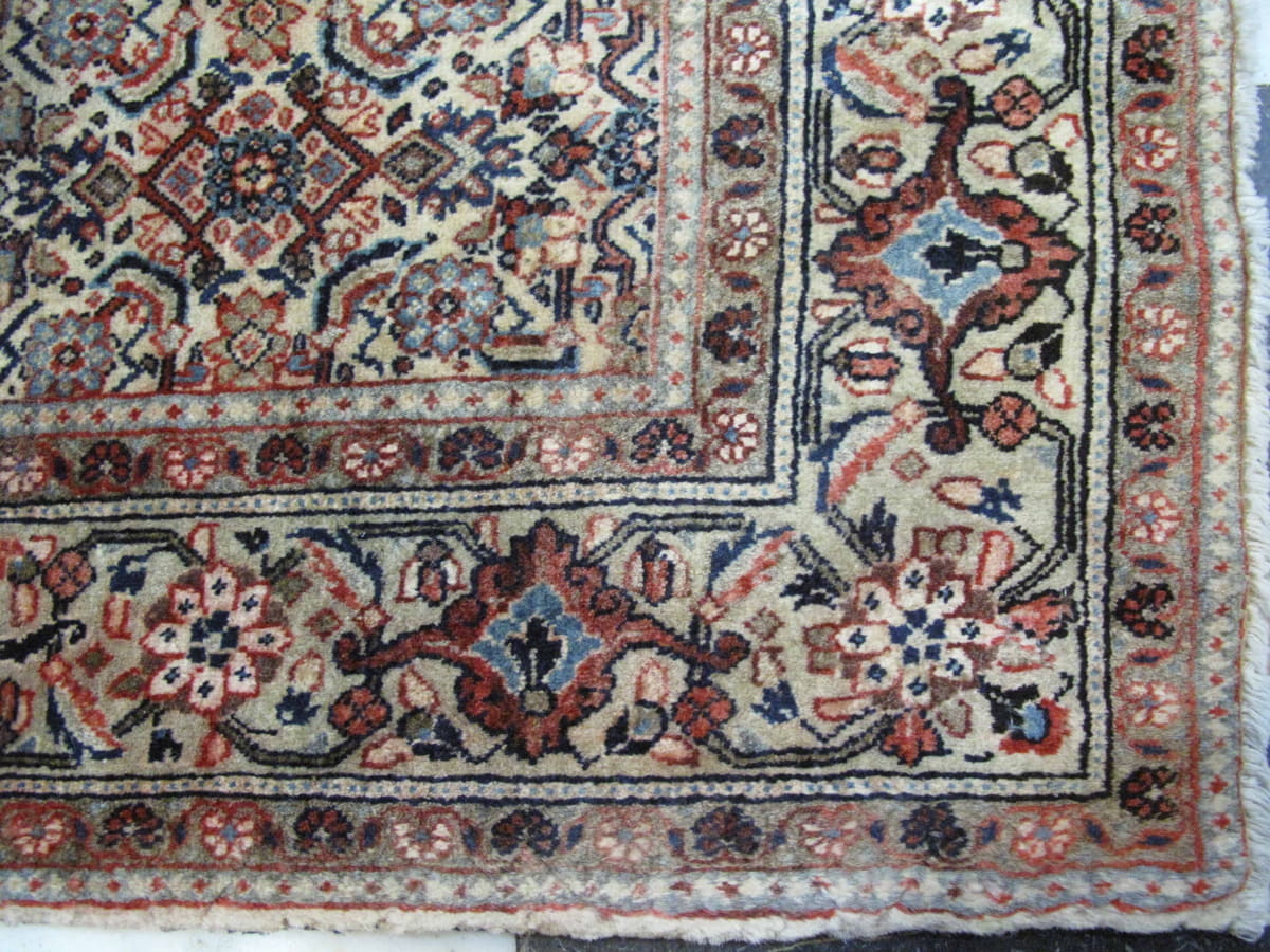 Vintage Sarouk Carpet 195x126cm | Rug# 6876