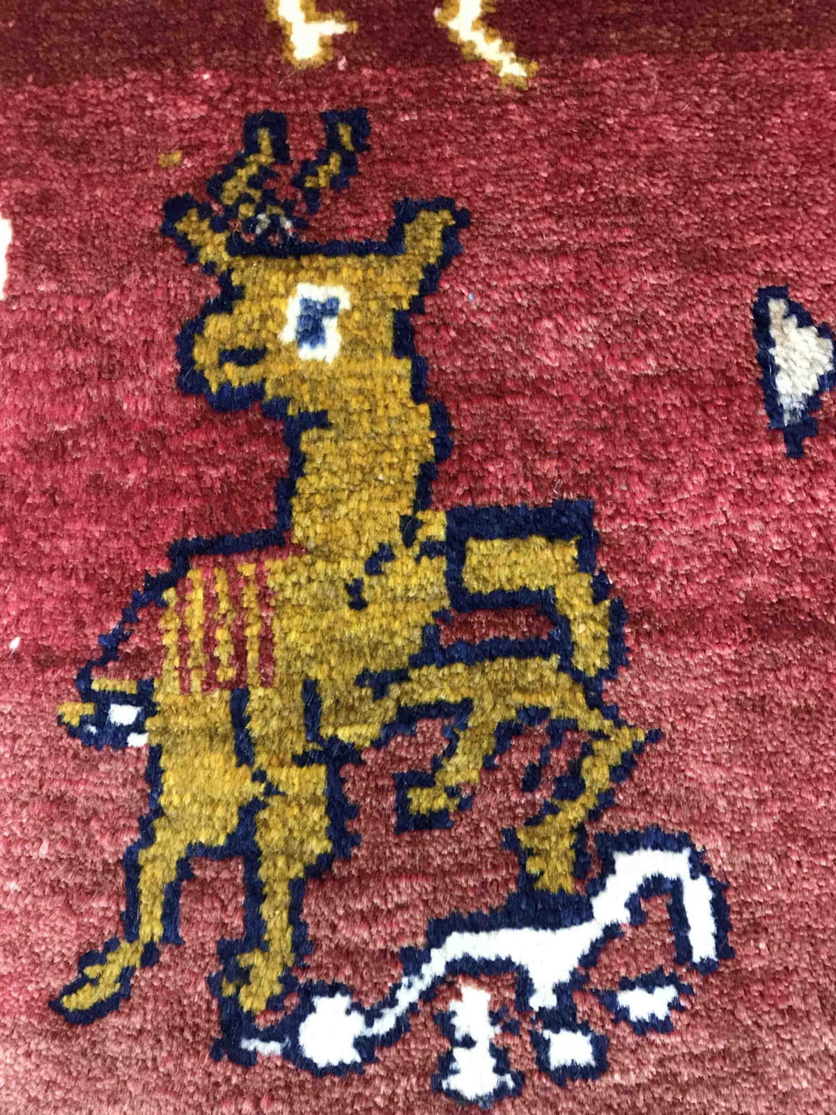 Vintage Nomadic Gabbeh 210x116cm | Rug# 6945