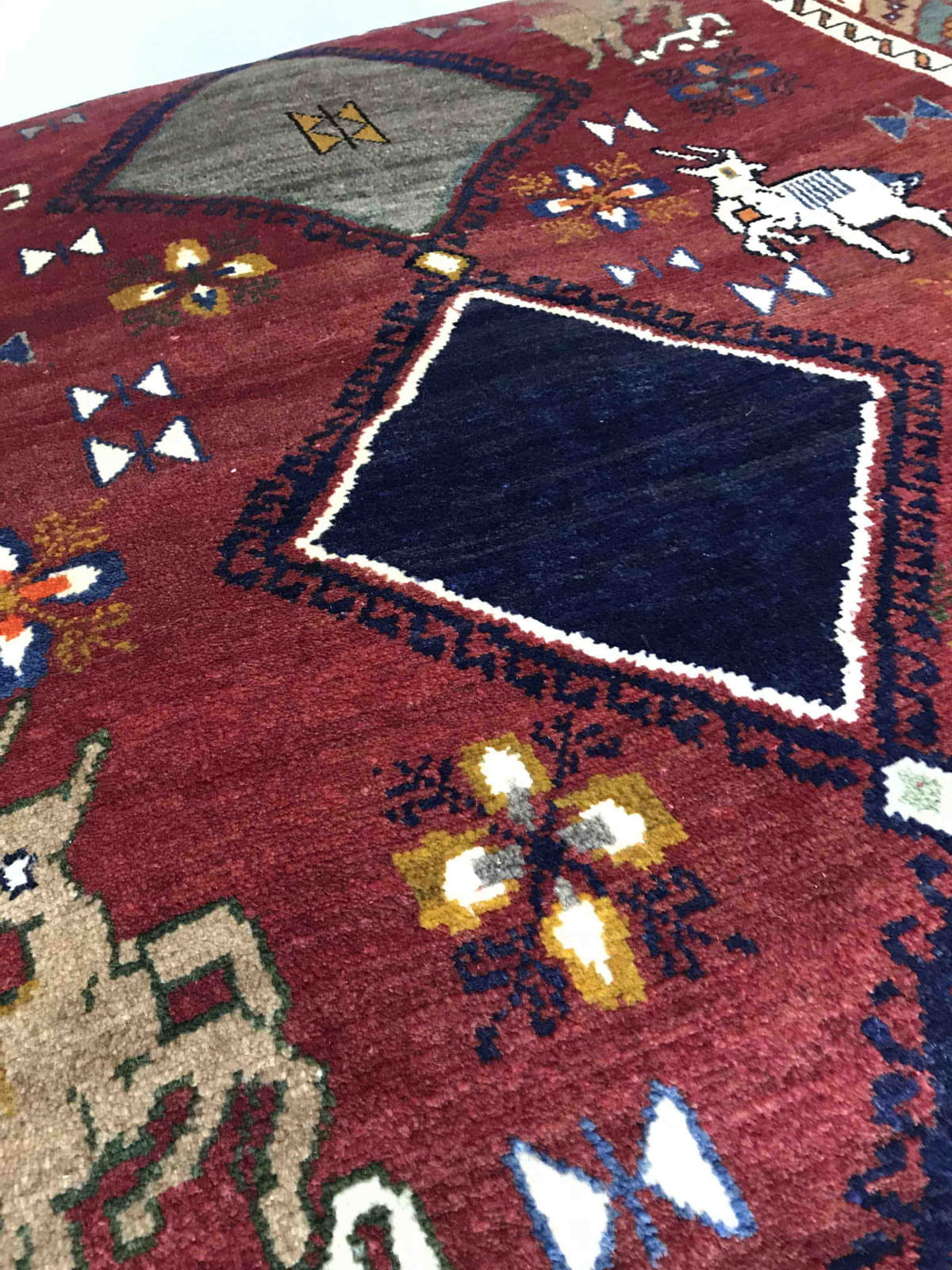 Vintage Nomadic Gabbeh 210x116cm | Rug# 6945