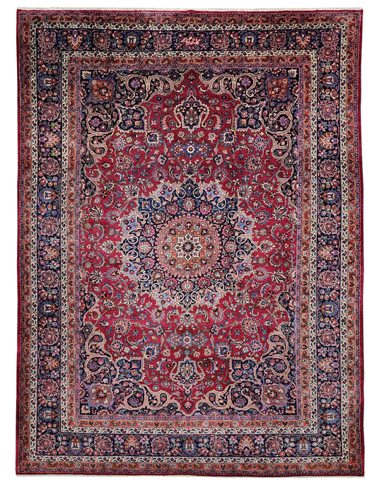 Mashad Classic Safavid design 417x307cm | Rug# 7126A