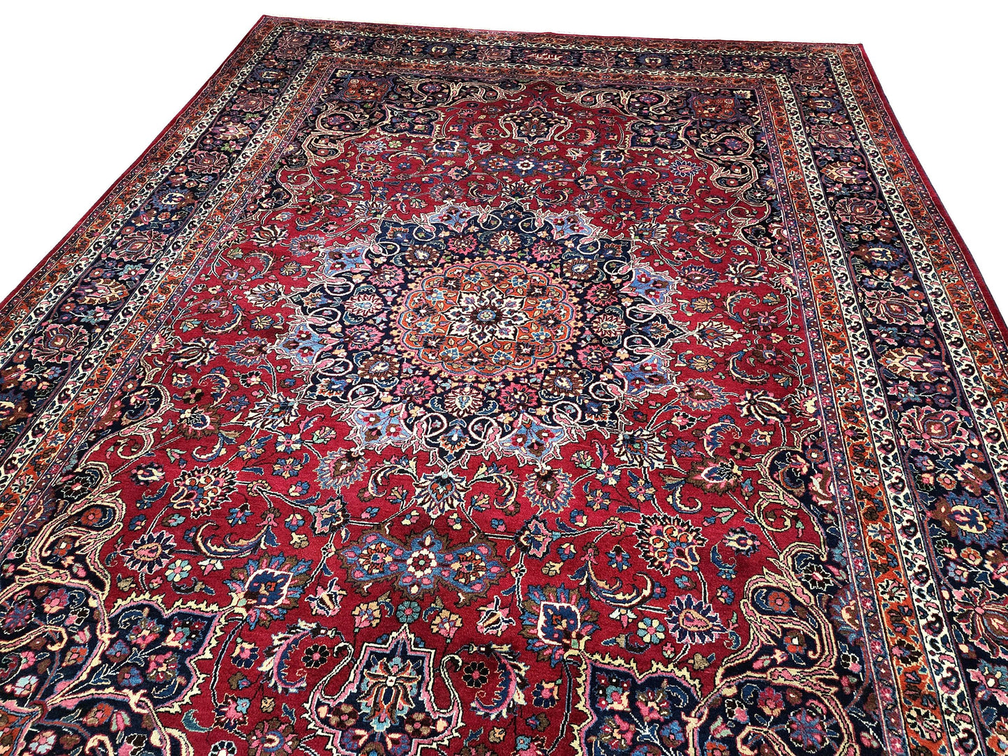 Mashad Classic Safavid design 417x307cm | Rug# 7126A