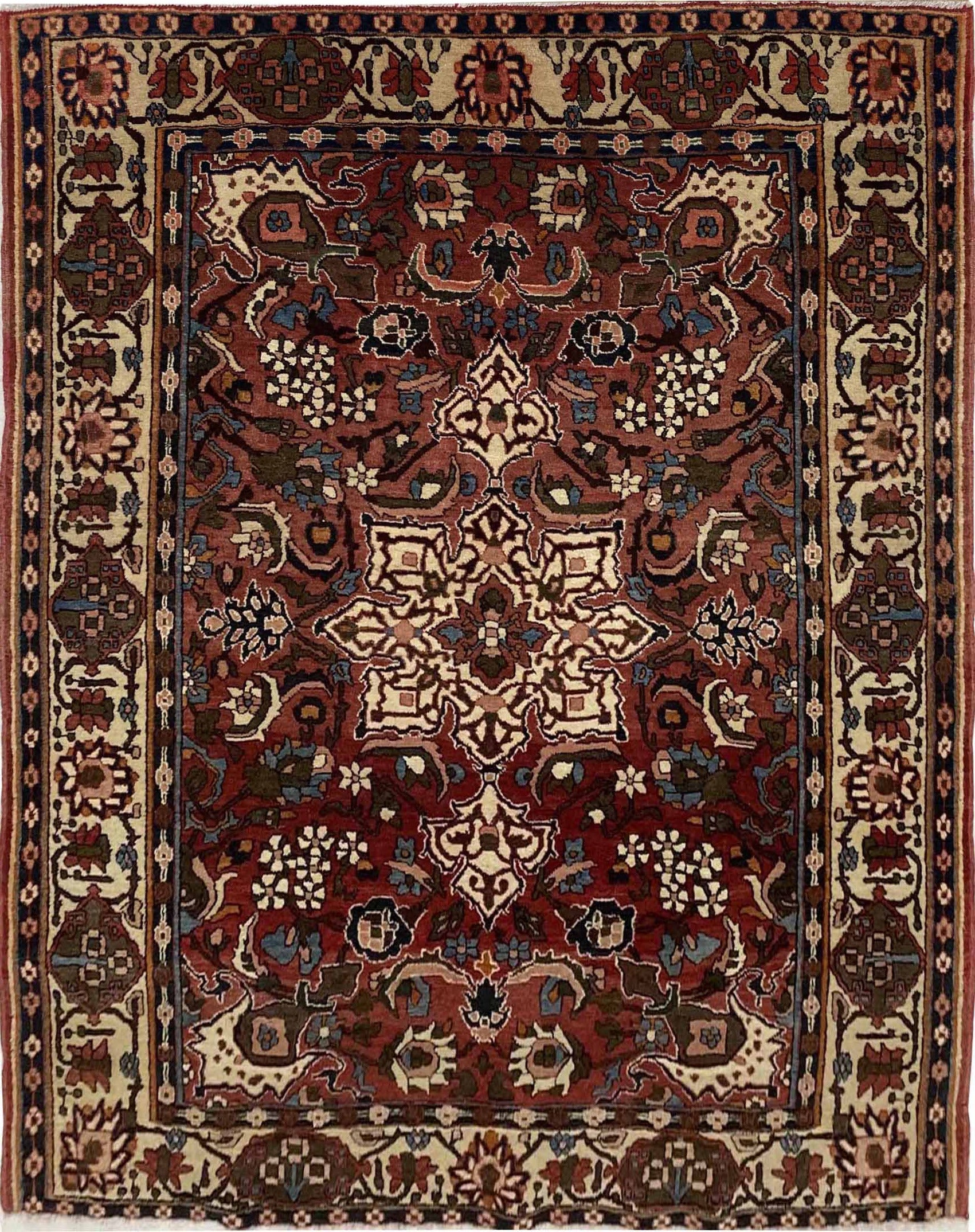 Antique Mobarakeh Isfahan 196x143cm