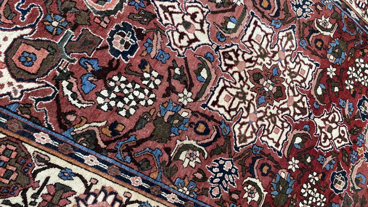 Antique Mobarakeh Isfahan 196x143cm | Rug# 7222A