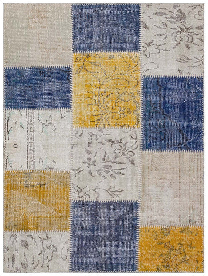 Vintage fragments modern-rug 150x110cm | Rug# 73200