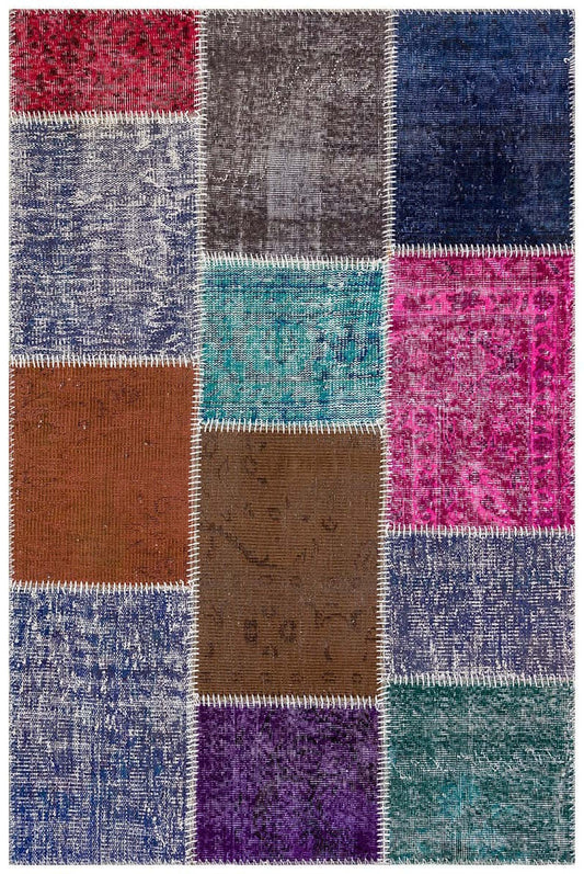 Vintage fragments modern-rug 180x120cm | Rug# 73448