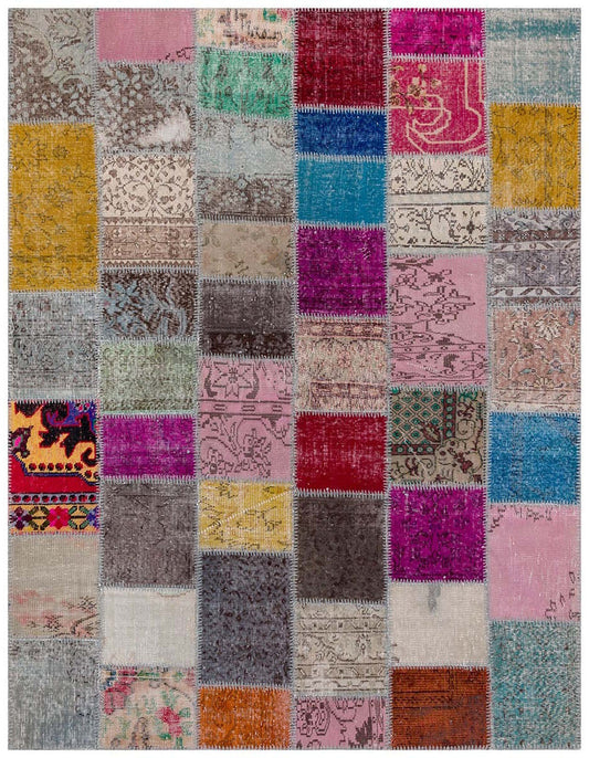 Vintage fragments patchwork 248x193cm | Rug# 73524