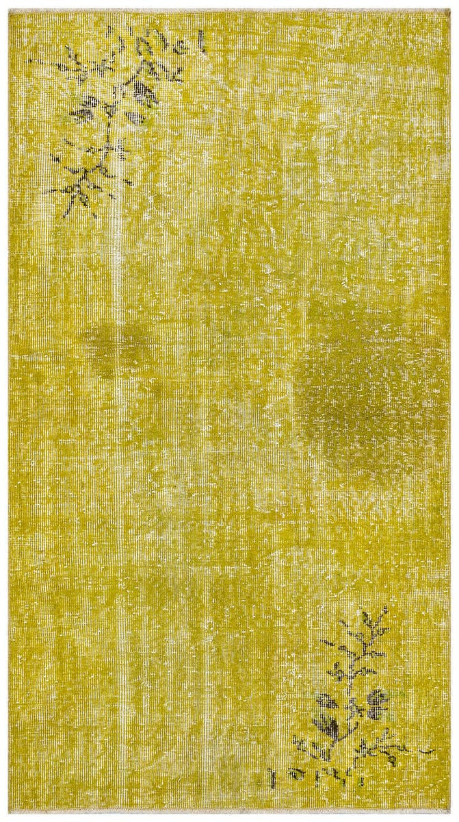 Overdyed vintage rug 190x105cm | Rug# 73866