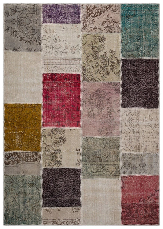 Modern patchwork rug 240x170cm | Rug# 76456