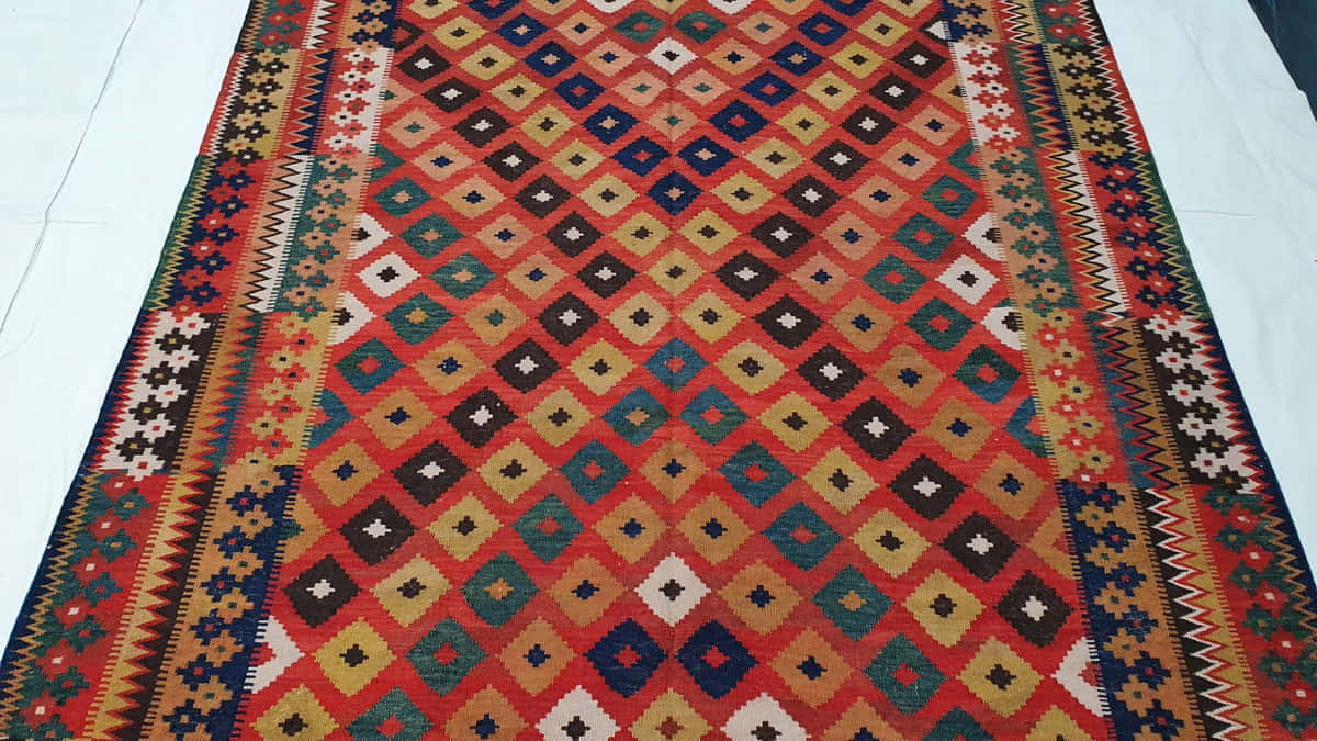 Antique Nomadic Kilim 420x202cm | Rug# 98A