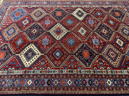 Superfine Persian Aliabad-Yalameh 290x207cm | Rug#10342