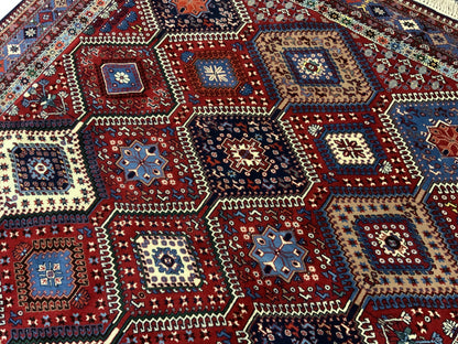 Superfine Persian Aliabad-Yalameh 290x207cm | Rug#10342