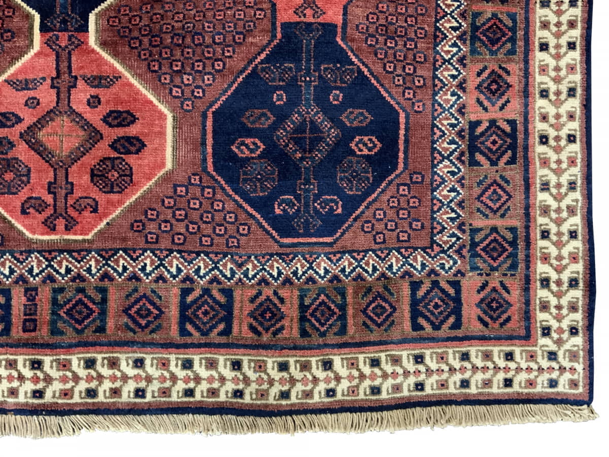 Tribal weave Koohi-Afshar 232x130cm | Rug# 10547