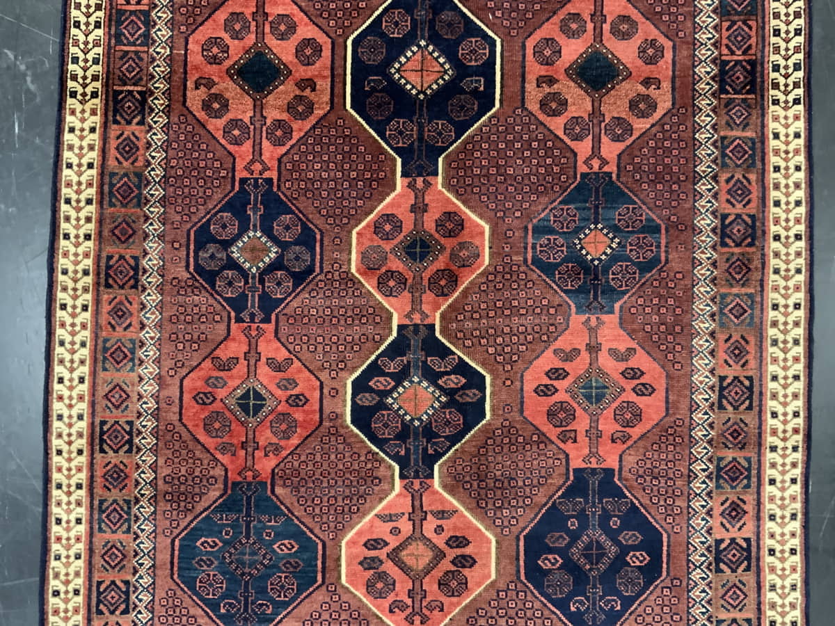 Tribal weave Koohi-Afshar 232x130cm | Rug# 10547