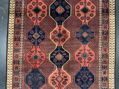 Tribal weave Koohi-Afshar 232x130cm | Rug# 10547