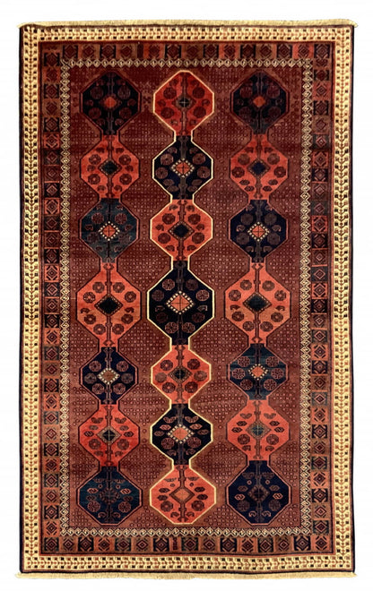 Tribal weave Koohi-Afshar 232x130cm | Rug# 10547