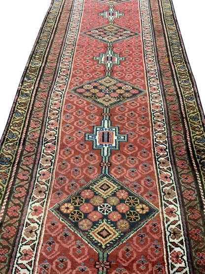 Antique Persian Runner 385x91cm | Rug#10575