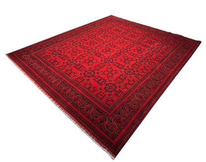 Afghan Ersari weave Kondor fine local wool pile 300x251 cm | Rug 25988