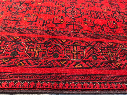 Afghan Ersari weave Kondor fine local wool pile 300x251 cm | Rug 25988