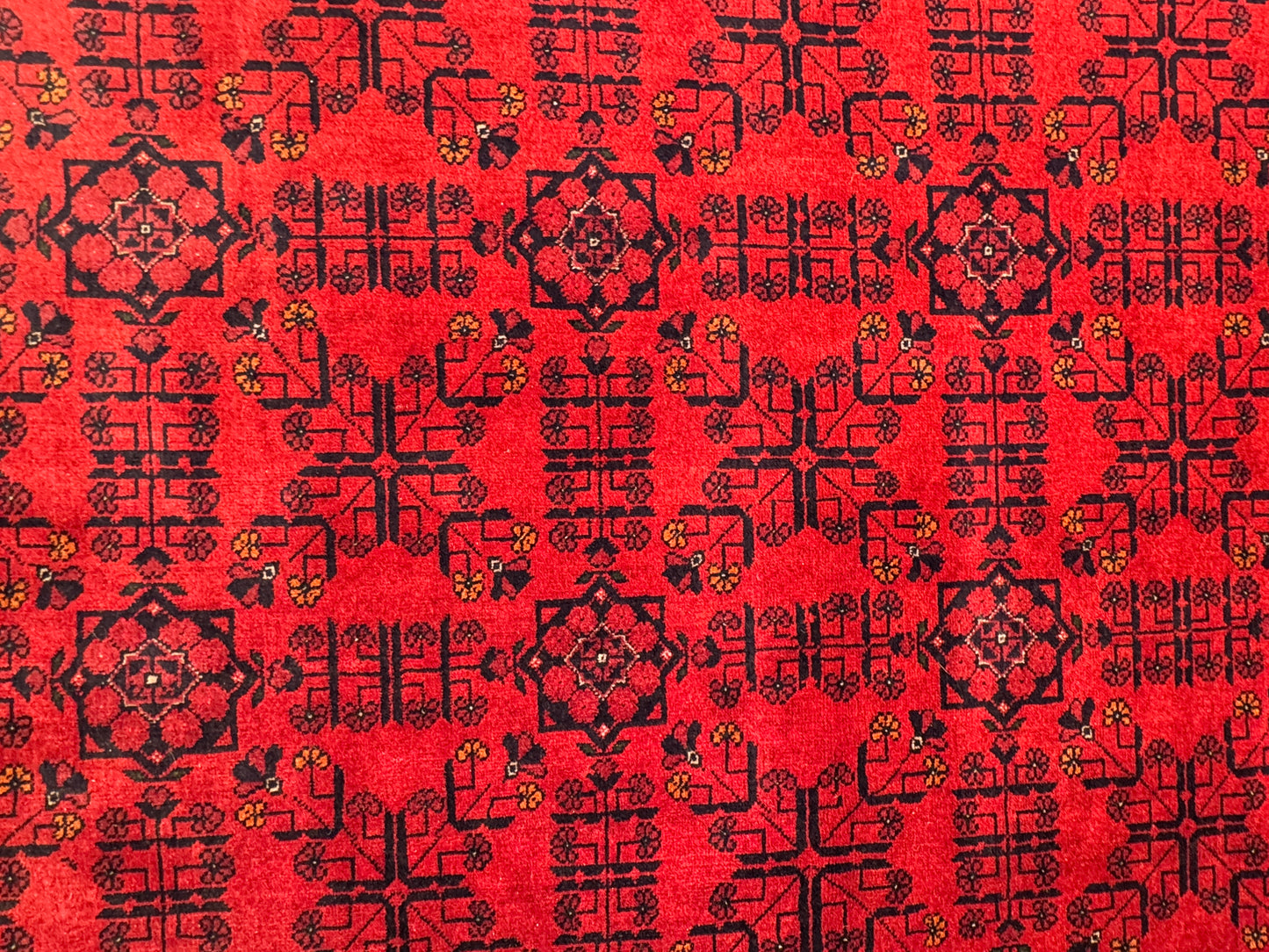 Afghan Ersari weave Kondor fine local wool pile 300x251 cm | Rug 25988