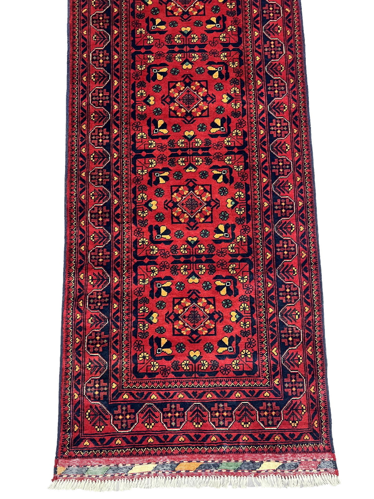 Turkaman weave Runner in Ersari guls design 747x82cm | Rug#26532