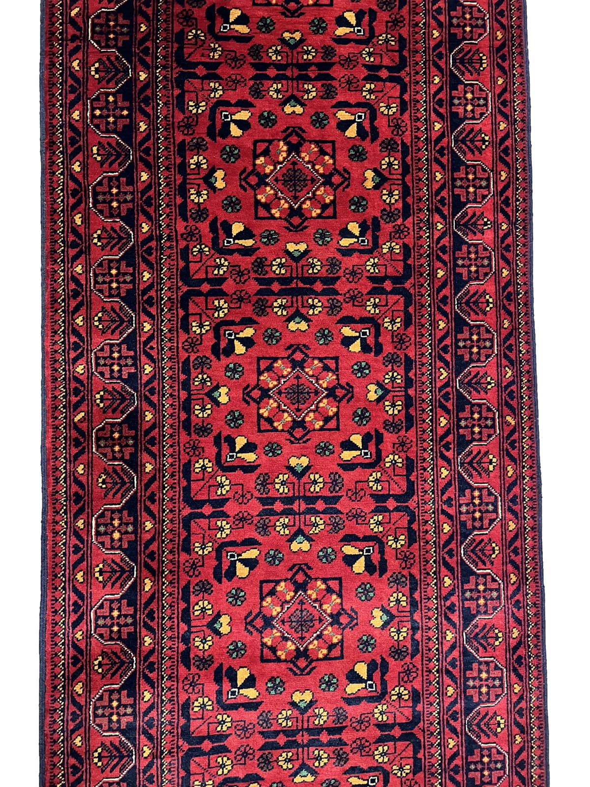 Turkaman weave Runner in Ersari guls design 747x82cm | Rug#26532