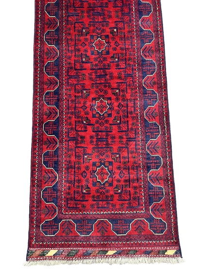 Very fine Ersari Turkaman weave Khiva Hall-Runner, 585x80cm | Rug#26534